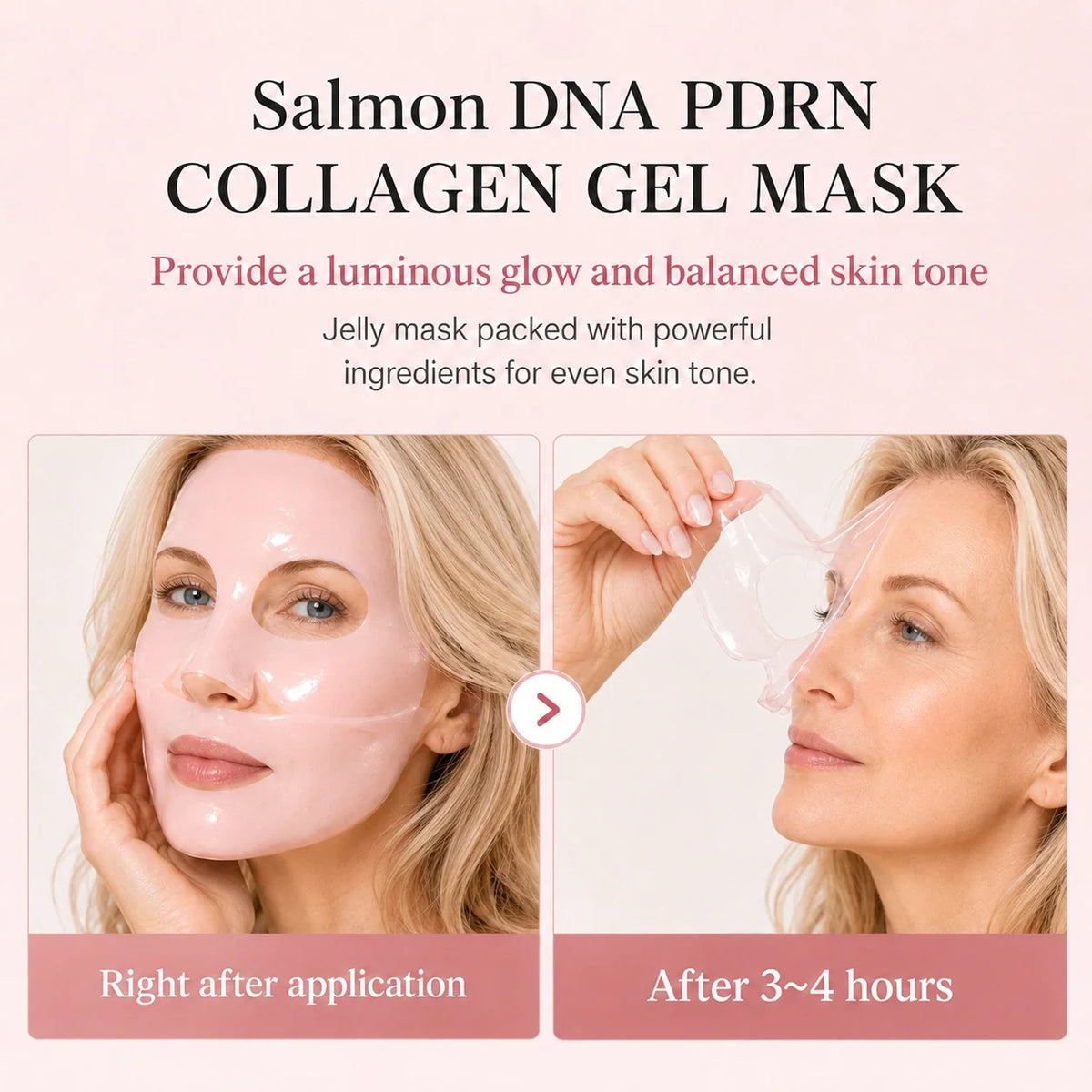 Maison Salmon PDRN Pink Collagen Jelly Gel Mask (1s)