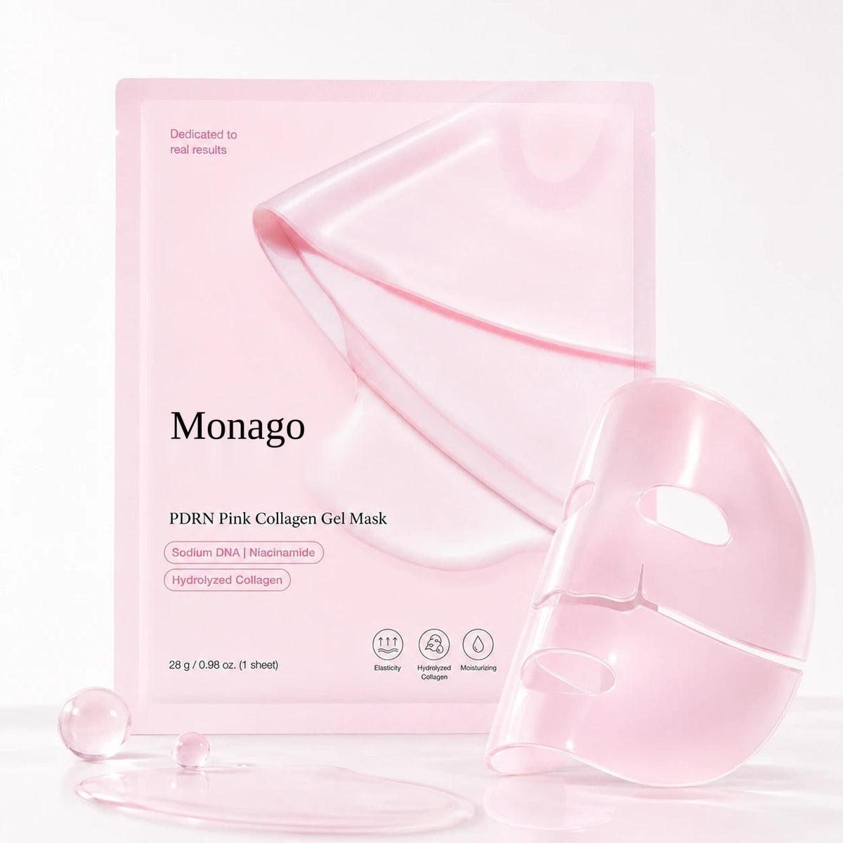 Monago Salmon PDRN Pink Collagen Jelly Gel Mask (1s)