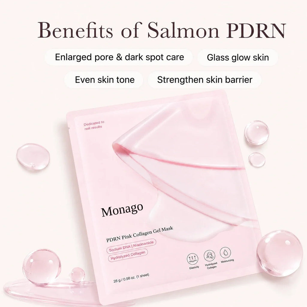 Monago Salmon PDRN Pink Collagen Jelly Gel Mask (1 sheet)
